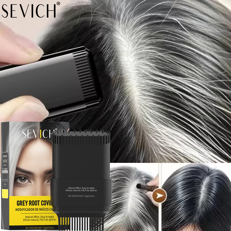 Ginger Tea - 2in1 Haarverf Stok met Kam Zwart