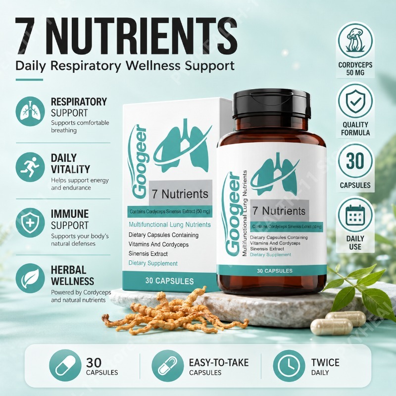 Herbal Supplement - Cordyceps Sinensis Extract Capsules Kruidensupplement Dagelijkse