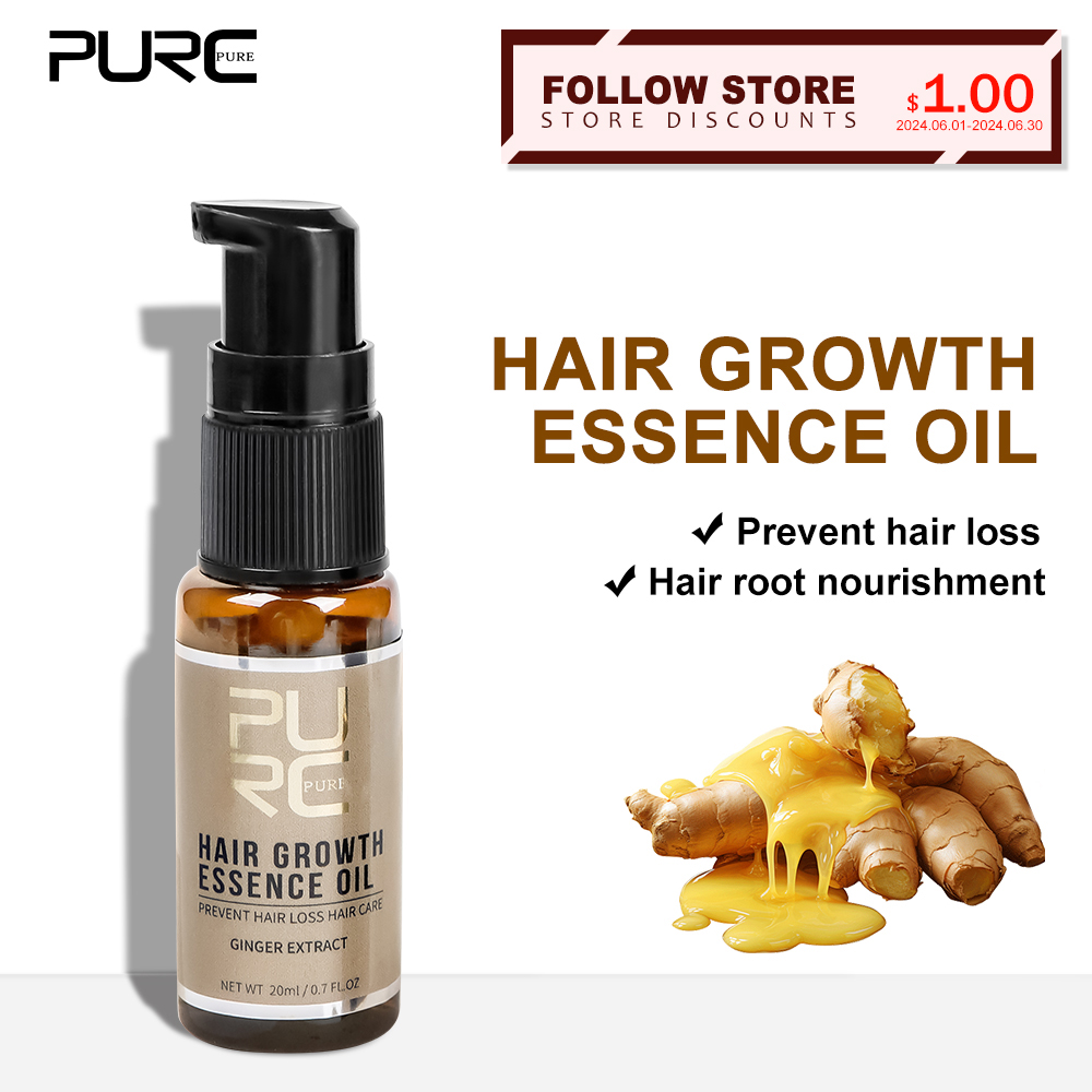 Ginger Tea - PURC Haargroeiolie Gember & Ginseng Essentie