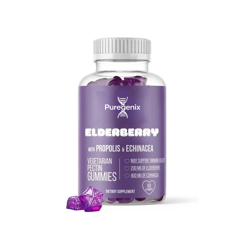 Echinacea - Vlierbessenkauwgommetjes met vitamine C en echinacea