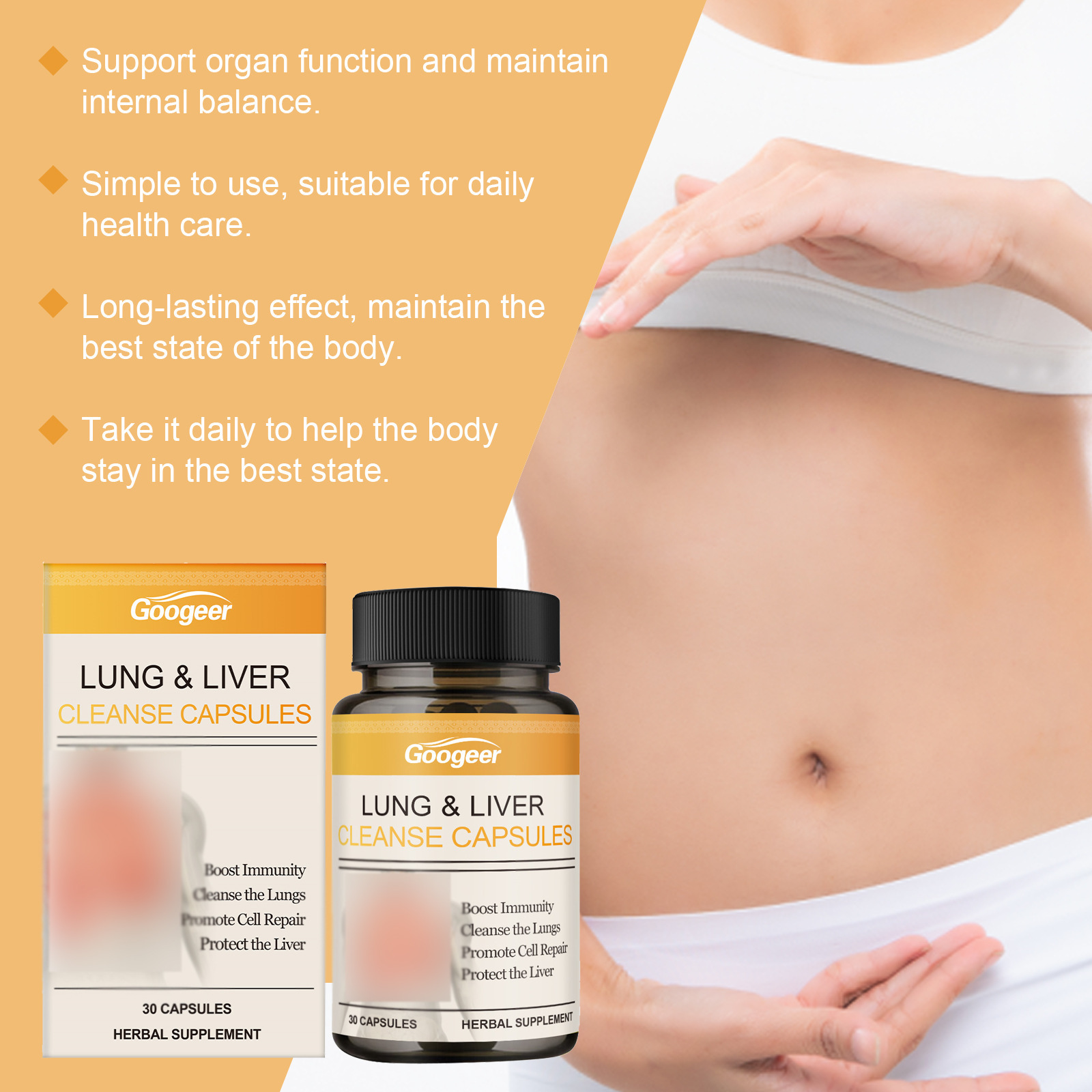 Natuurlijke Long- & Leverreini - Herbal Supplement recensie en prijs