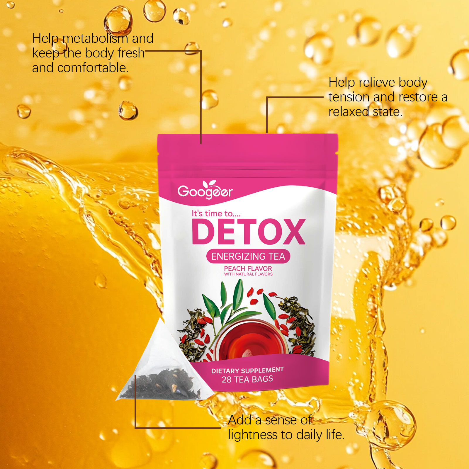 Detox Cleanse Tea - Lichaamsbe - Herbal Tincture recensie en prijs
