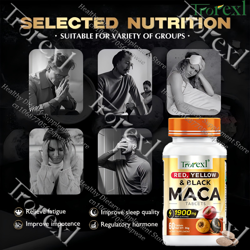 Natuurlijke Maca-worteltablett - Herbal Supplement recensie en prijs