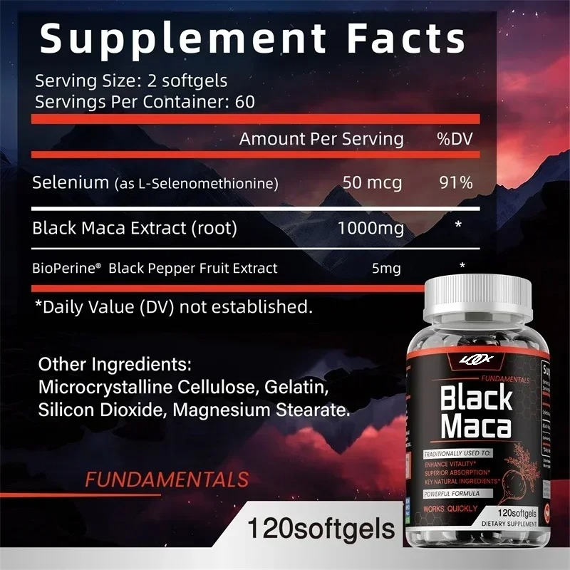 Black Maca Supplement - met zw - Herbal Supplement recensie en prijs