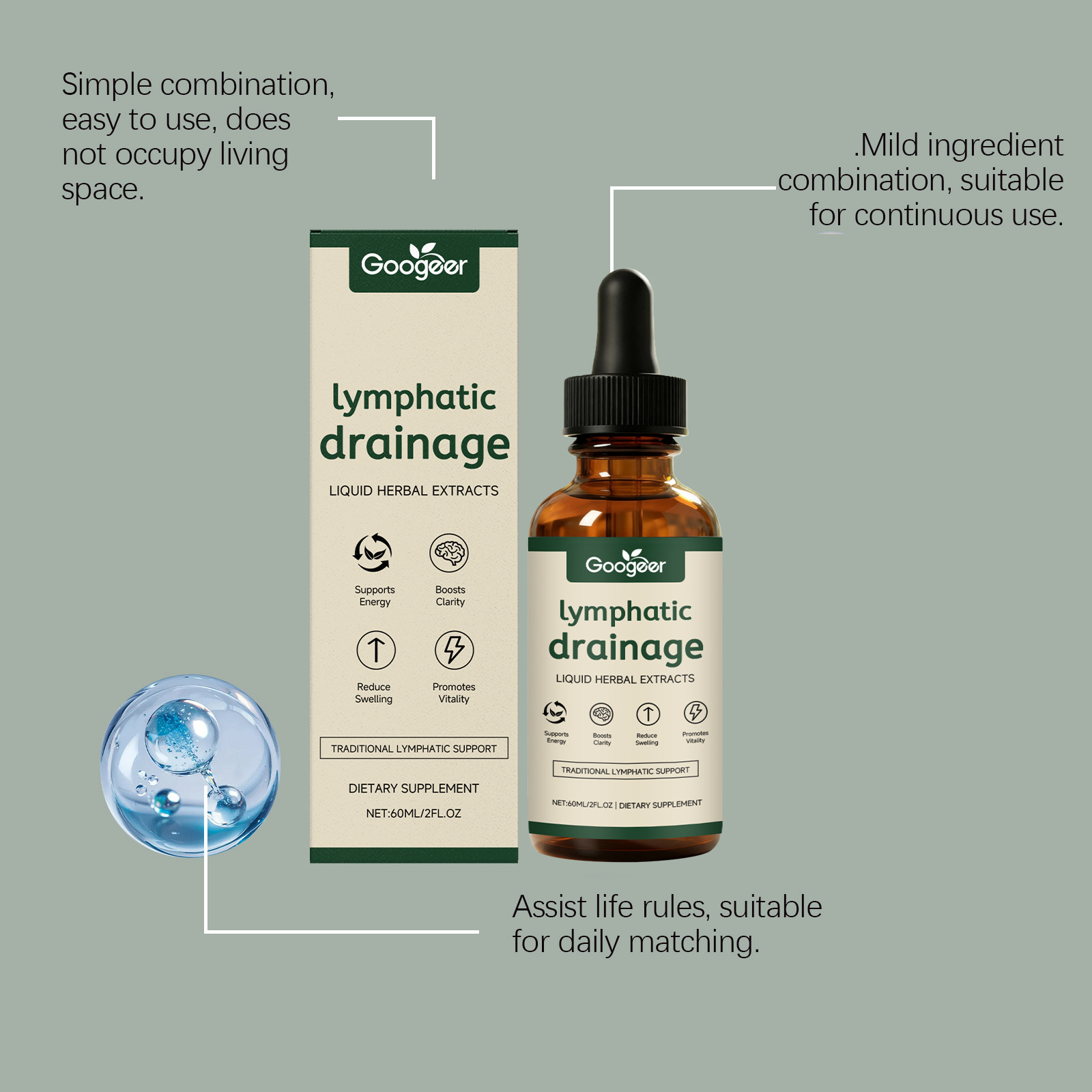 Lymfedrainage Druppels 11-in-1 - Herbal Supplement recensie en prijs