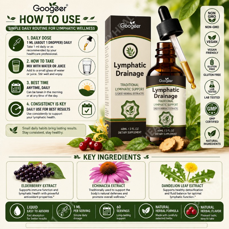 Googeer Lymfatische Ondersteun - Echinacea recensie en prijs