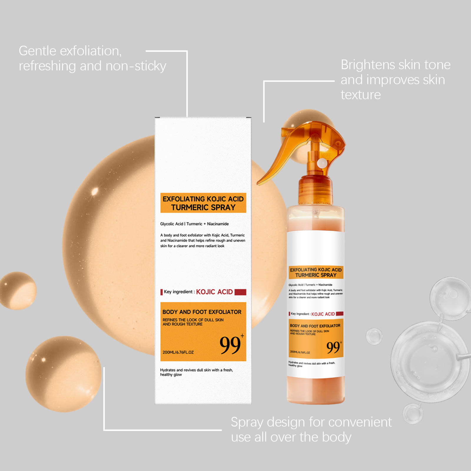 Kojic Acid Kurkuma Verzorgende - Turmeric recensie en prijs